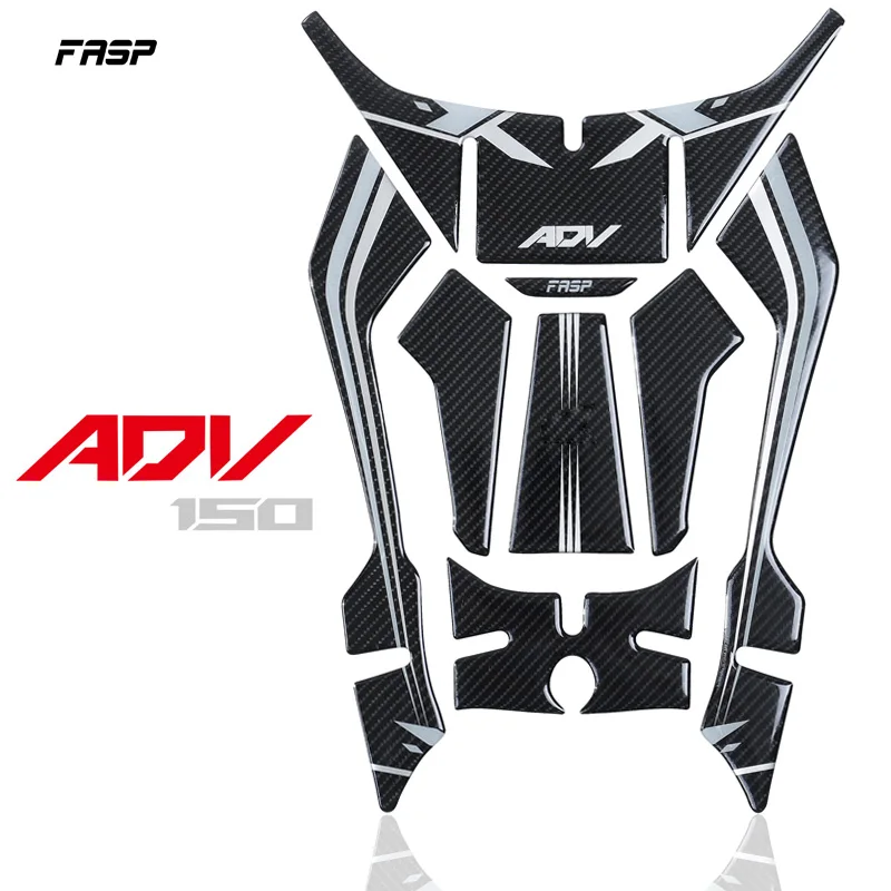 for honda adv 150 motorcycle accessories motorcycle tank pad carbon fiber sticker