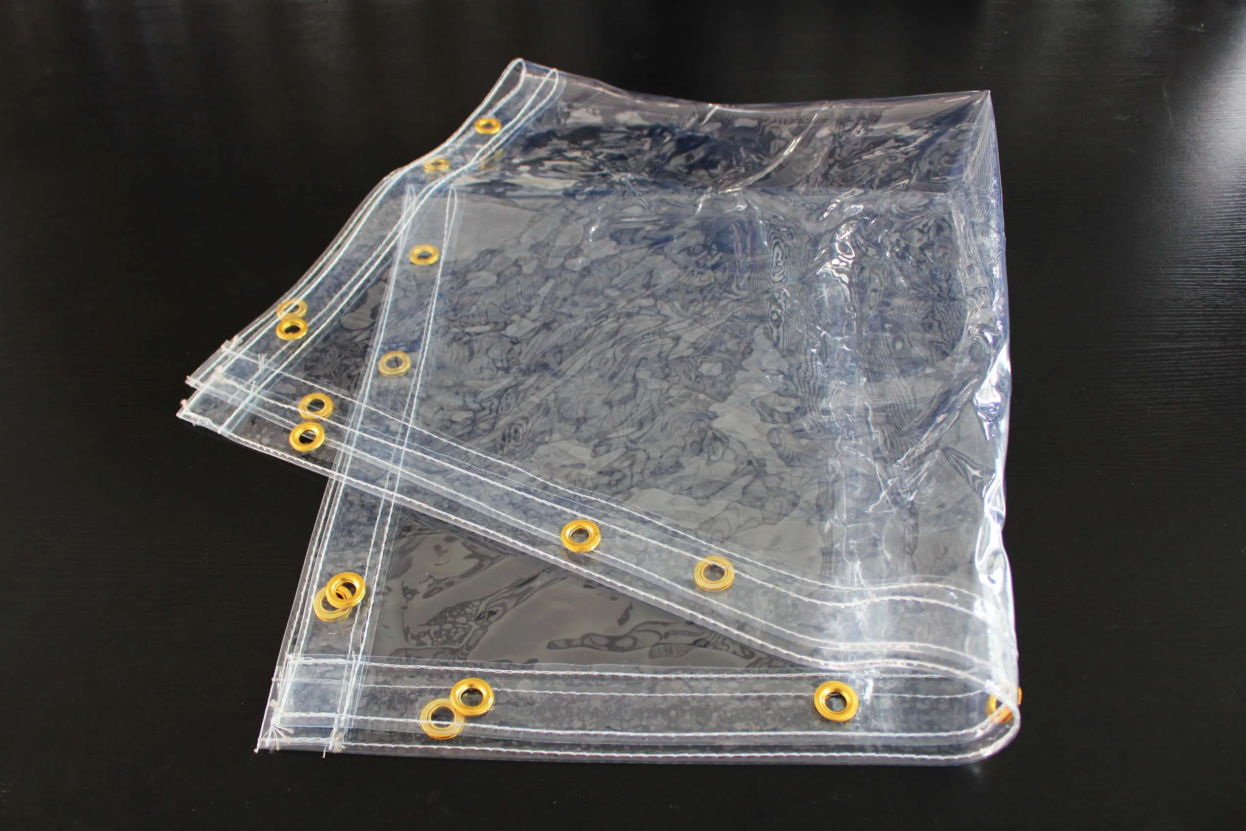 Transparent Tarpaulin Heavy Duty Partition Curtain for Garden Balcony Waterproof PVC Tarp