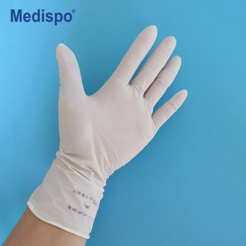 Wholesale cheap White/Blue  Nitrile Gloves house cleaning
