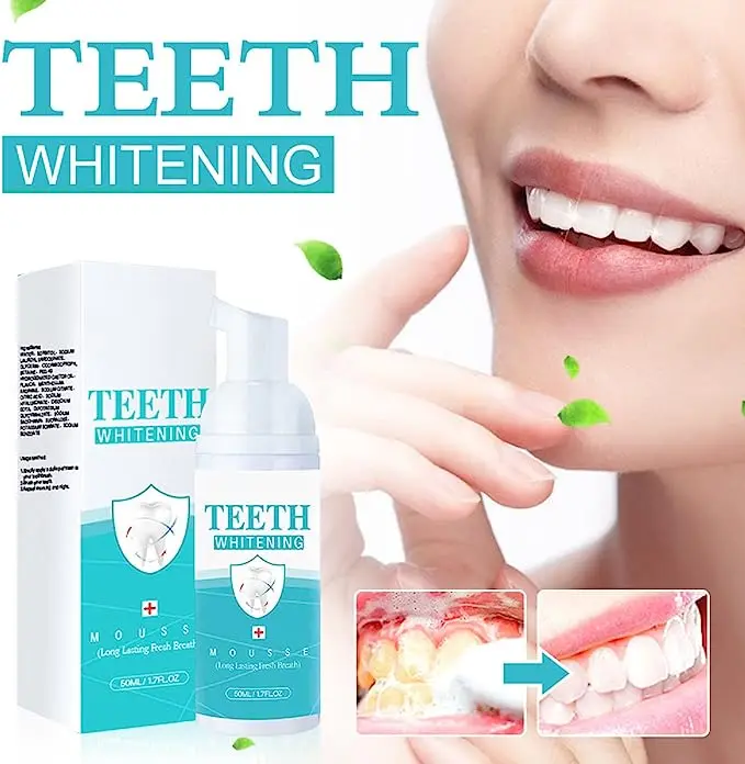 Teeth Mouthwash Whitening Toothpaste Foam,Ultra-fine Mousse Foam Whitening Products Deep Cleaning Toothpaste
