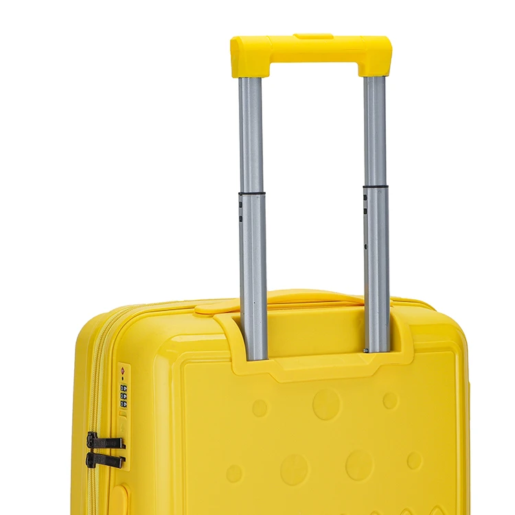 PP Suitcases Travel Luggage Recycled Material 5 Pieces Luggage Set With 14 Inch Make Up Bags Case Set For Outdoors