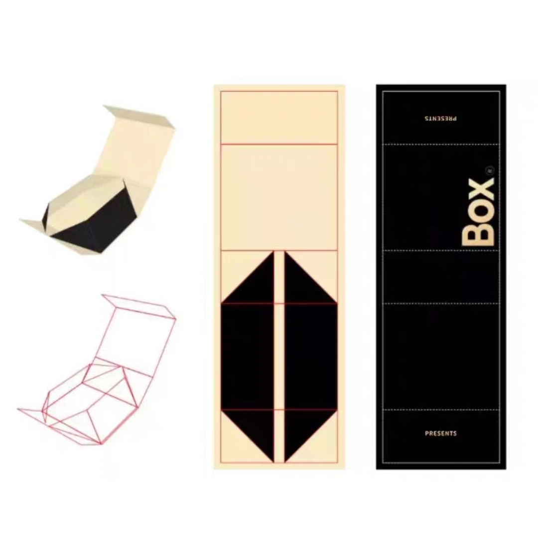 Custom size recyclable cardboard paper hard rigid magnet box packaging luxury folding magnetic gift box with magnetic lid