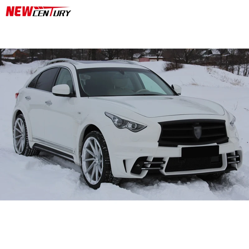 Refit LD style parts for Infiniti qx70 fx35 30 45 50 front bumper and rear bumper