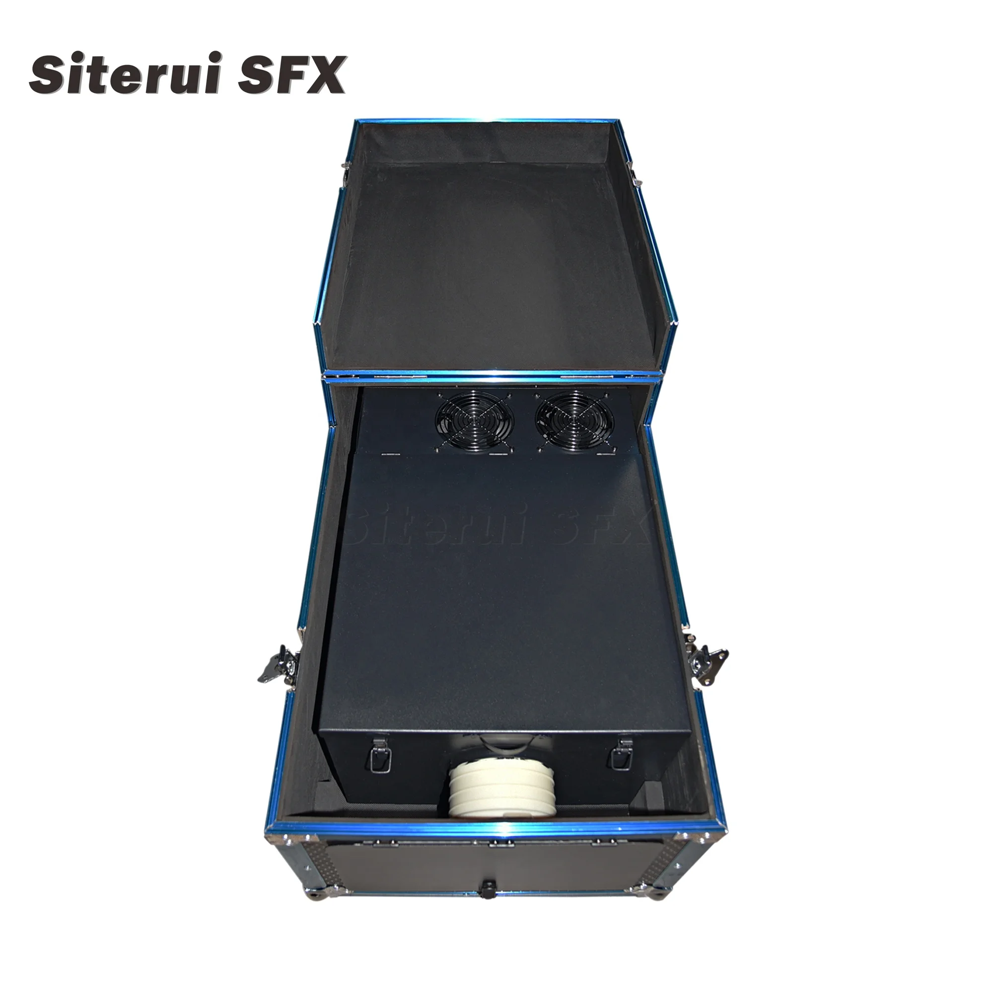 Siterui SFX Ground smoke equipment 3000W Blue case water based haze machine Cloudy low smoke for weddings banquet halls theaters