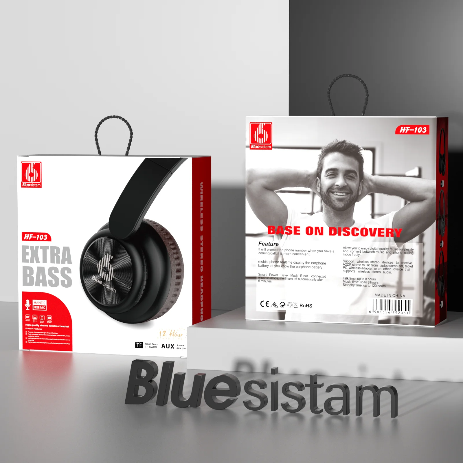Customize Headset Bluetooth Over-Ear Headphones Packaging Box