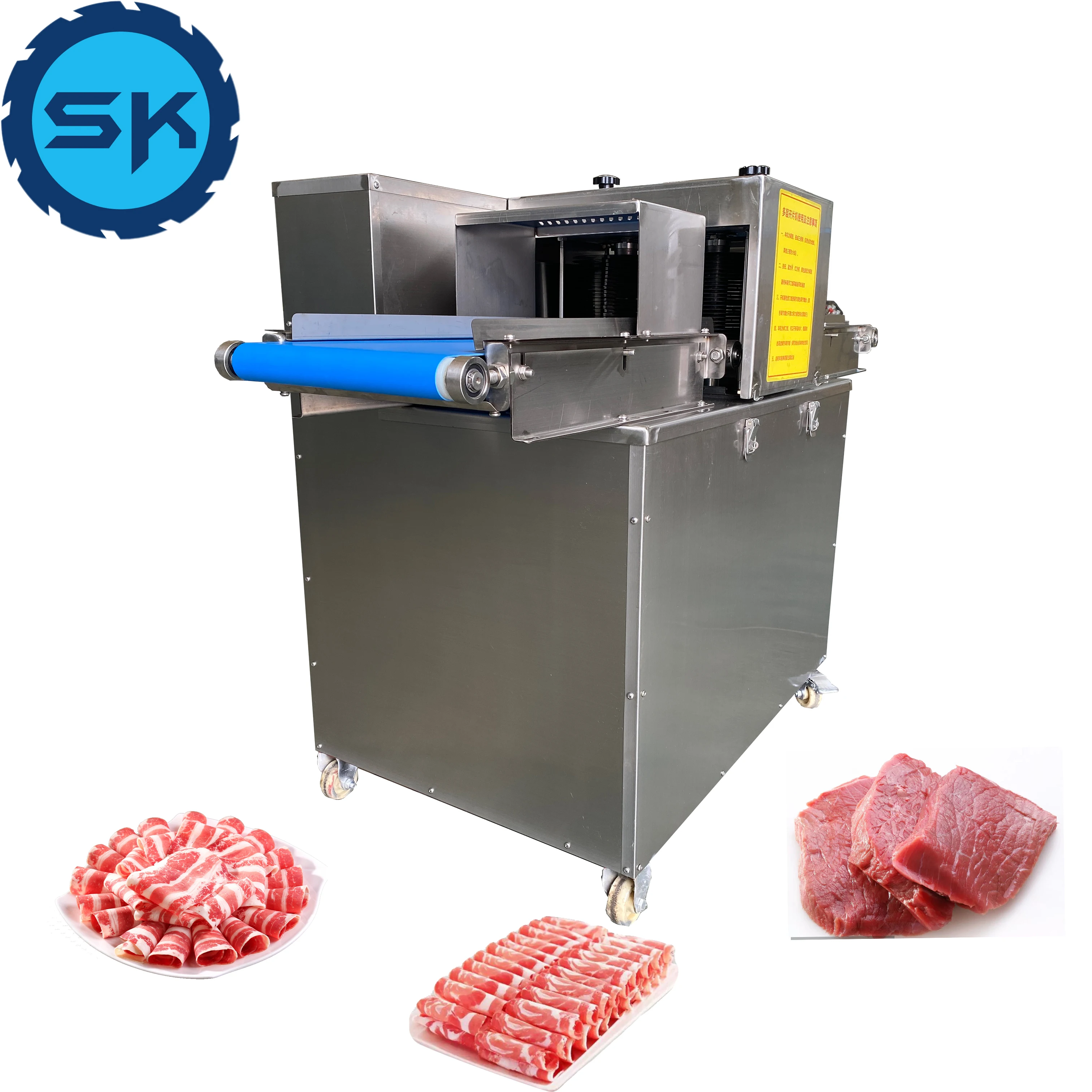 Commercial Industrial Restaurant Horizontal Multifunctional Beef Jerky Yam Onion Garlic Meat Slicer