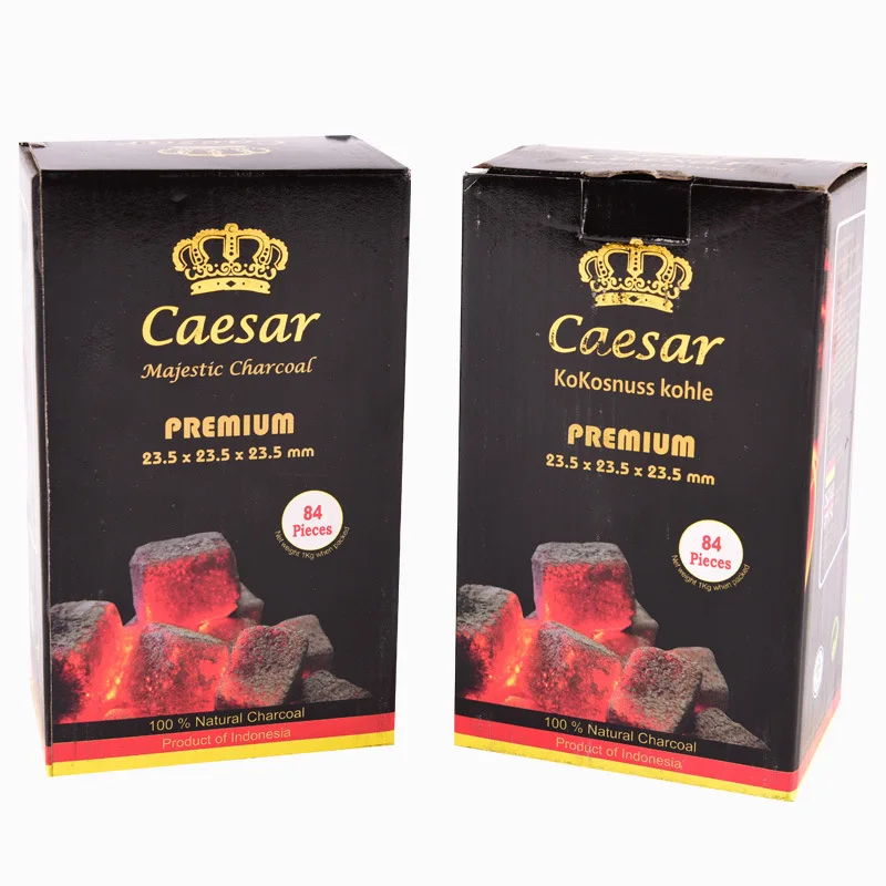Hot Sales pure material shisha incense instant light hookah charcoal factory wholesale coconut cube shell charcoal