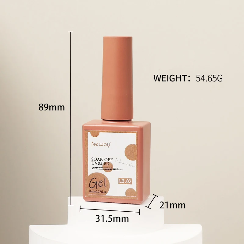 Nail Art Color Gel Newby 50 Colors Soak Off UV LED Gel Nail Art DIY Polish Gel