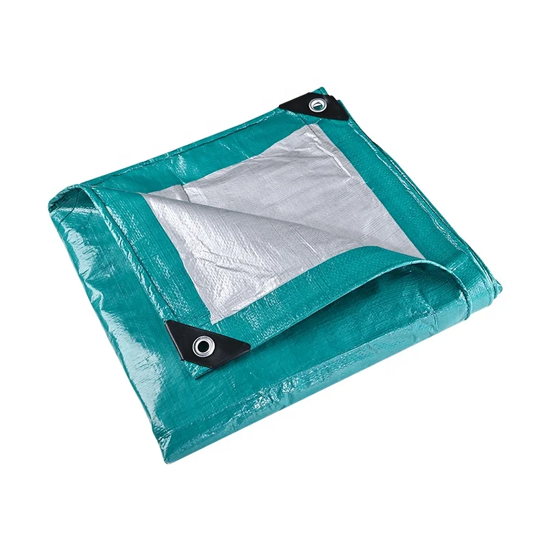 60gsm-300gsm black/silver waterproof sun protection cover PE tarpaulin