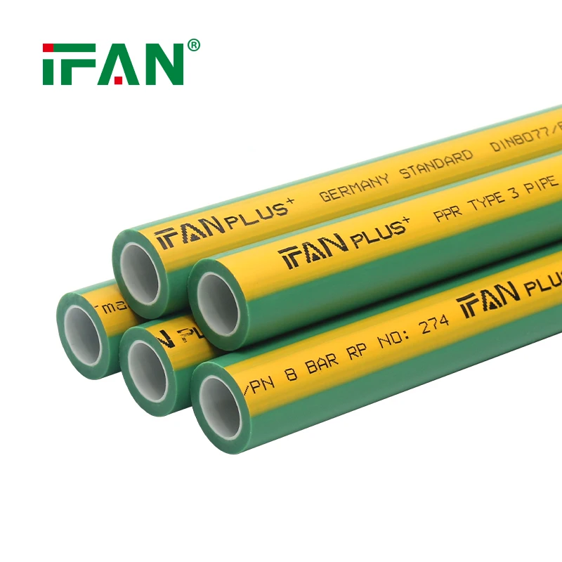  Труба из полипропилена IFANPLUS Сантехнический агент PN20 зеленые пластиковые водопроводные трубы полипропиленовая труба для питьевой