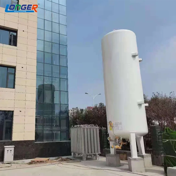Cryogenic Industrial Liquid Storage Tank 10m3 Cryogenic Vessel High Quality Cryogenic Liquid Oxygen Nitrogen Storage Tank