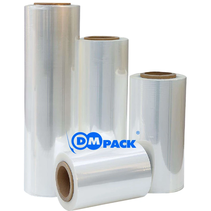 25 Micron Thickness 500mm Width Center Fold Transparent Polyolefin POF Heat Shrink Film for Automatic Wrapping Machine Use