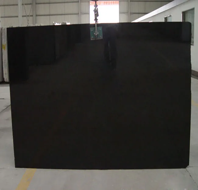 3cm 18mm Thick China Shanxi Black Slab Natural Granite Stone