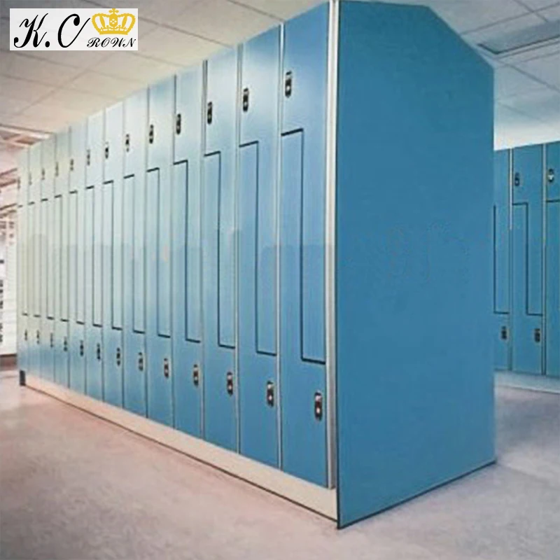 Solid Color Waterproof HPL  Phenolic Laminated Compact Board Gym Lockers For Cloth Change