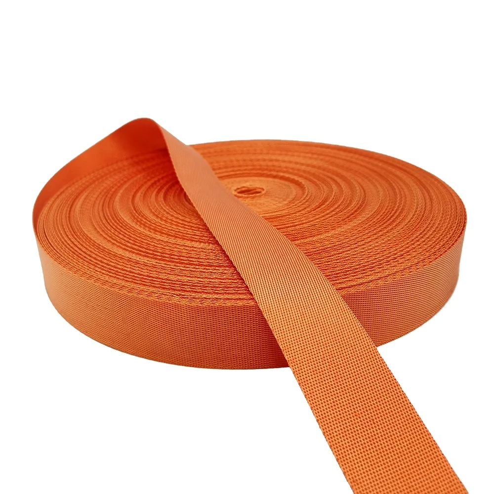 High Quality Plain/Flat/Twill Nylon Webbing for Bag Strap/Seat Belt/Military tape