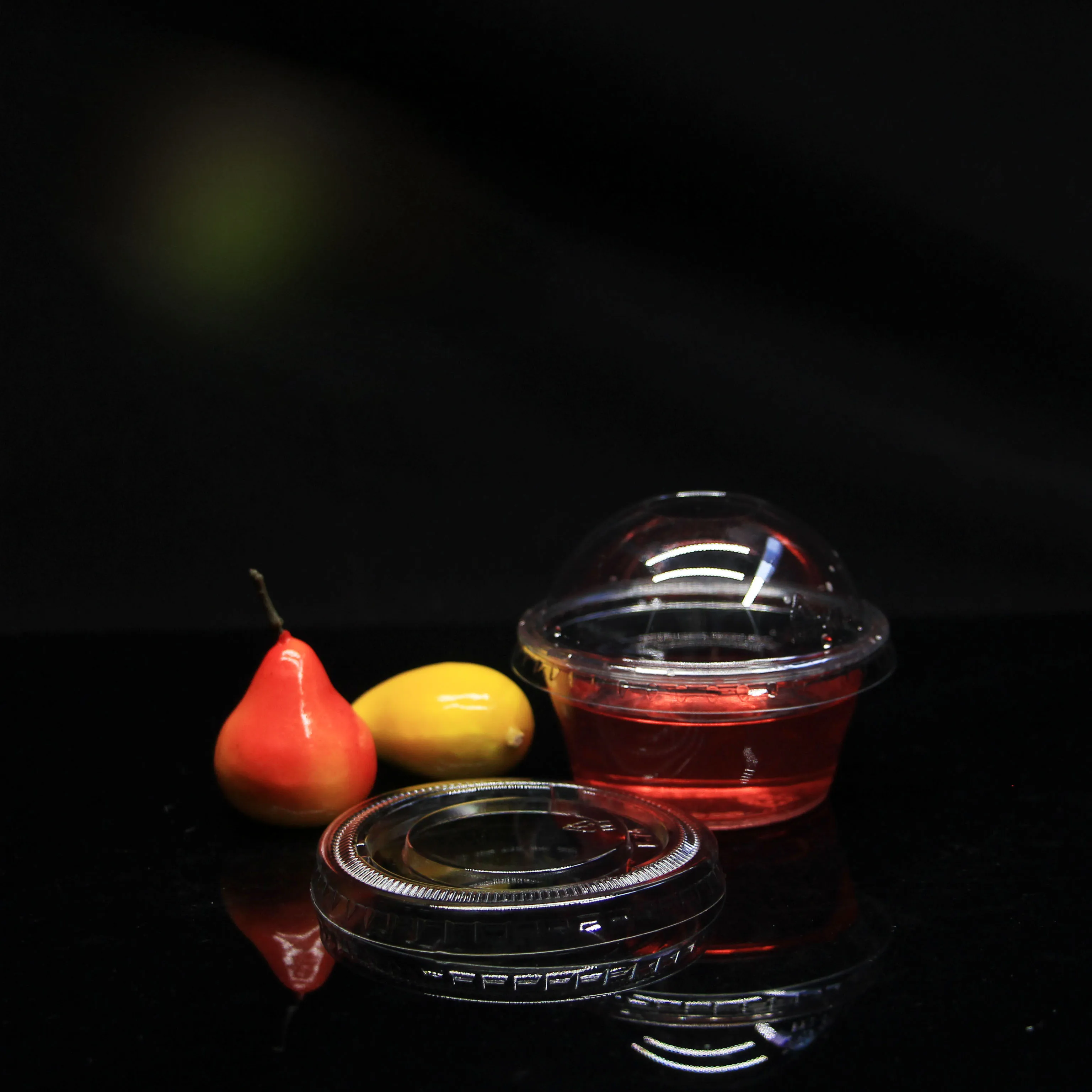 4oz  food grade dessert pepper chili pates container portion cup