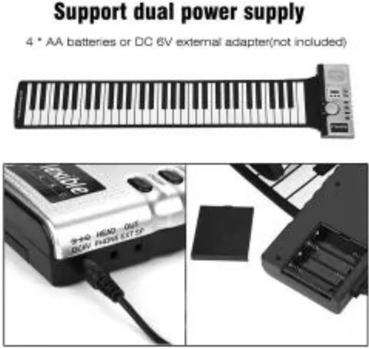factory direct sale 61 keys digital electronic organ keyboard  with horn adult children piano