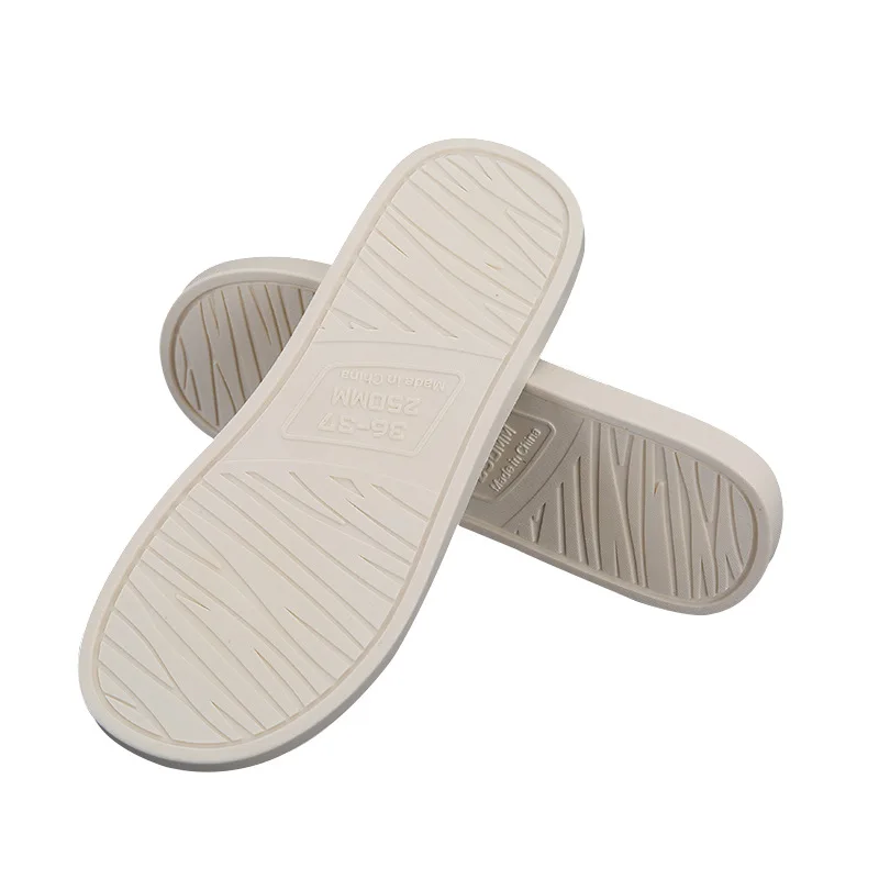 2021 New Custom Shoe Sole White Tree Branch Pattern Summer Bathroom Bath Slippers Round Toe Sole