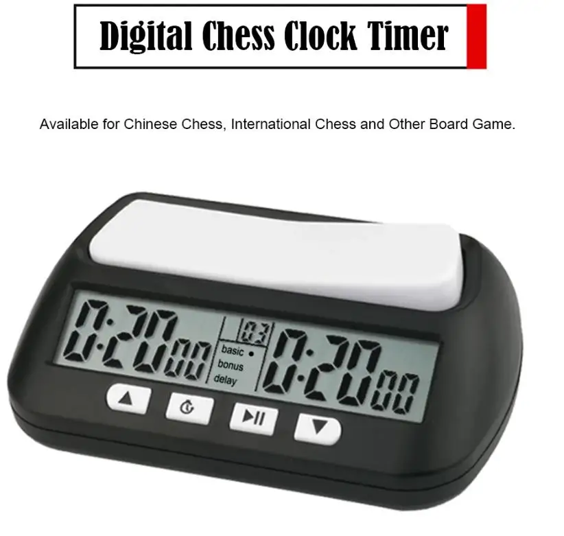 New 3-in-1 Multipurpose Portable Professional Chess Clock Digital Chess Timer Game Timer