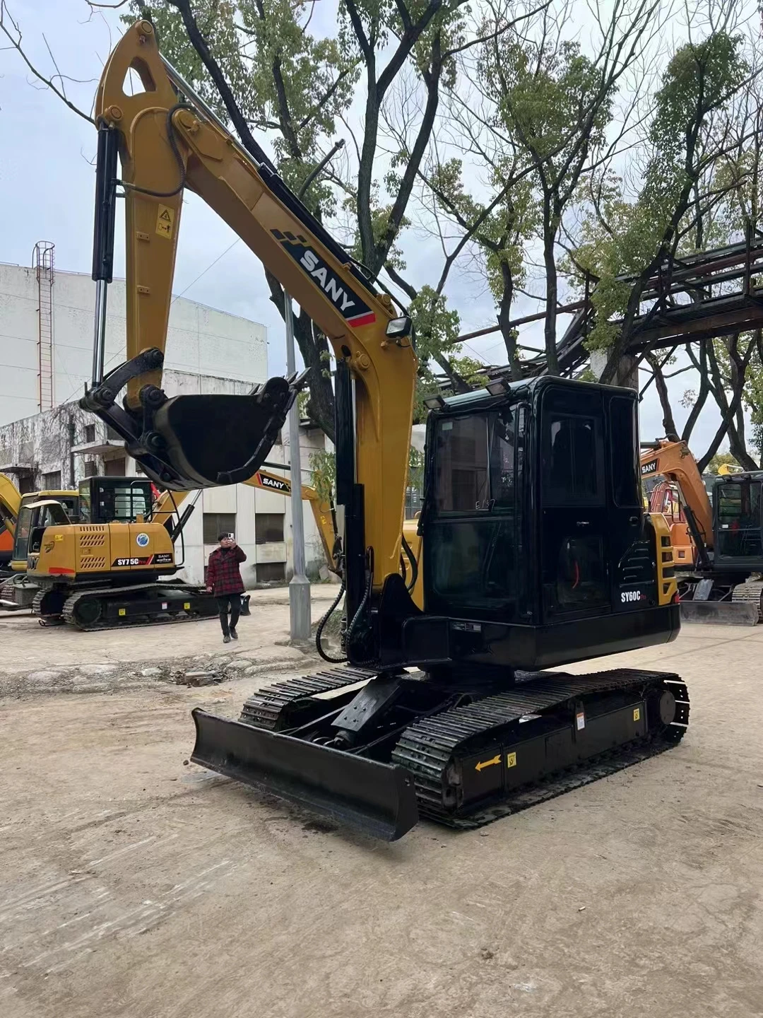 Низкий рабочий день SANY SY60 digger машина sany sy 60 экскаватор б/у Инженерная строительная техника