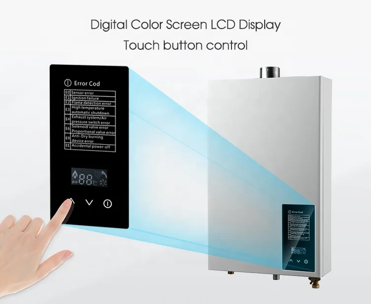 Domestic Special Thermostat 17L Gas Geyser 12v marine water heater hot water gas hot water heaters GAS WALL HEATER