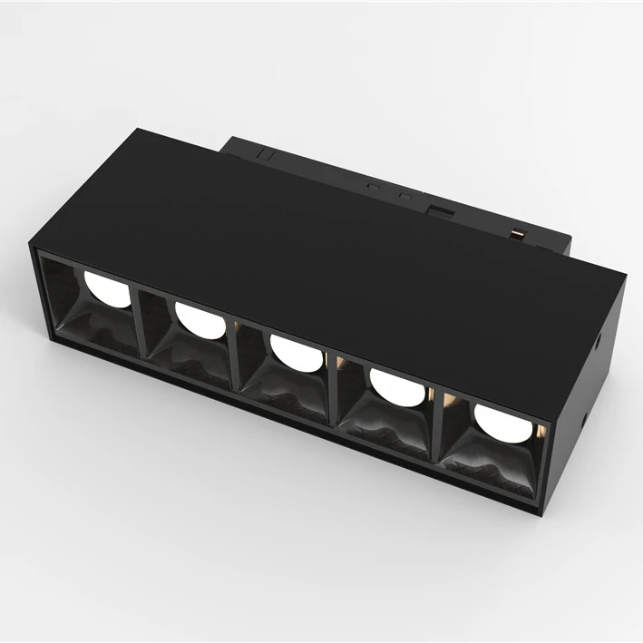 Magnetic Levitating Track System Magnet Track LED Light 16mm 48V Mini Hanging Magnetic Track Rail Aluminum 90 Modern 80 10W 540