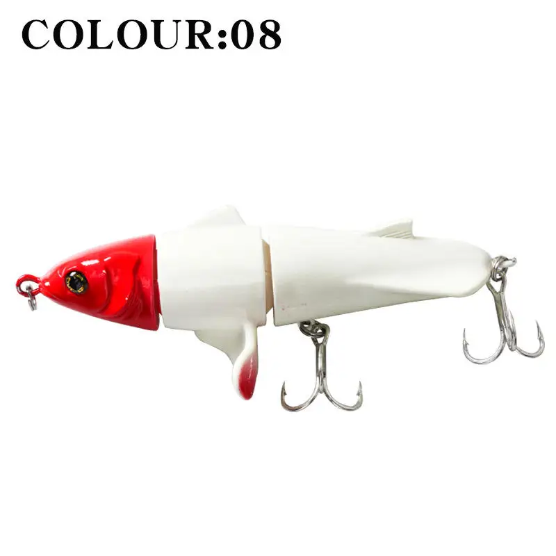 11cm 24g 10 Colors Artificial Hard Pencil Fishing Lure Propeller Lures Tractor Fishing Bait