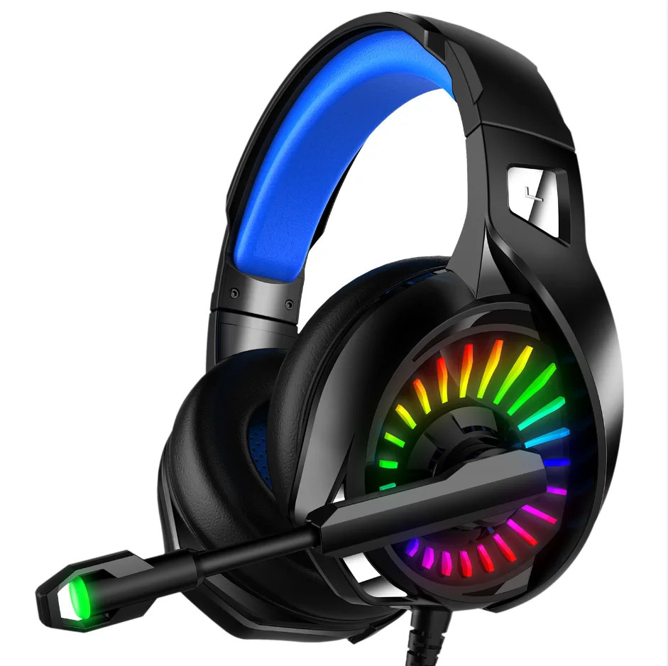 Newest Headband Wire Noise Cancelling Headphones Stereo Gamer Headset  4D Sound Wired Gaming Headphone Mic  For PC PS4 Xbox