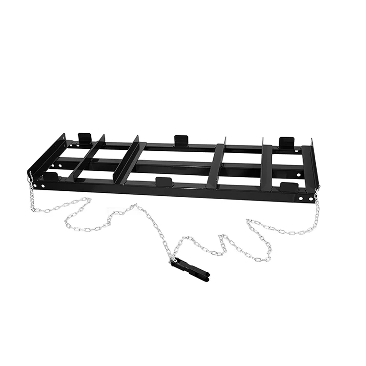 JH-Mech Drag Harrow Heavy Gauge Versatile Welded Black Powder Coated Carbon Steel Driveway Drag for Tractor