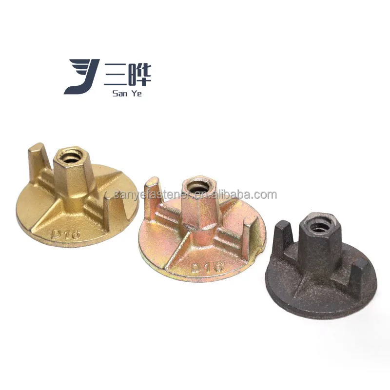 Sanye D17/16 Concrete Steel Formwork System Tie Rod And Wing Nut For Construction