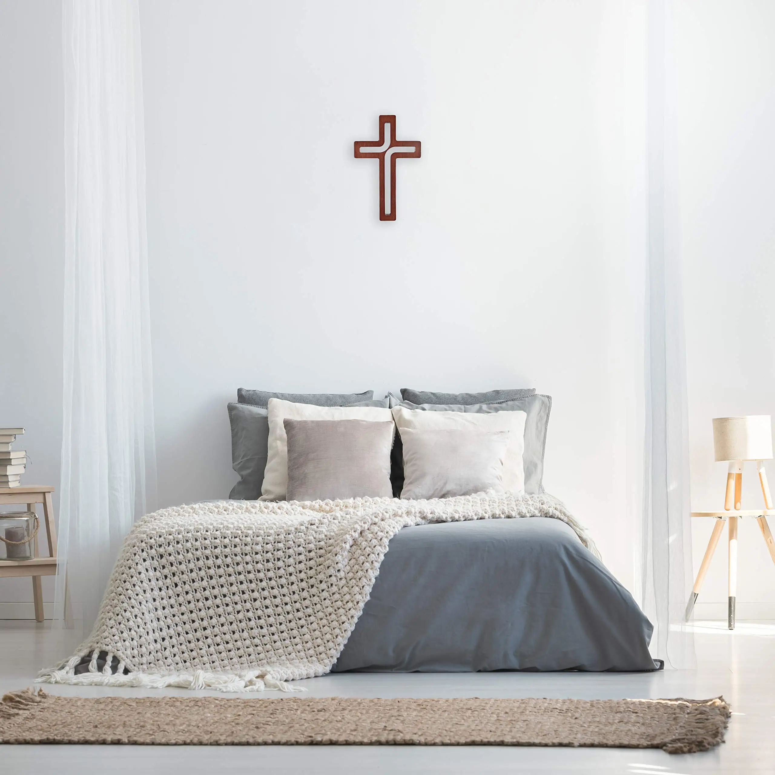 Home wall Decorative Hanging Cross Wooden Cross For Wall