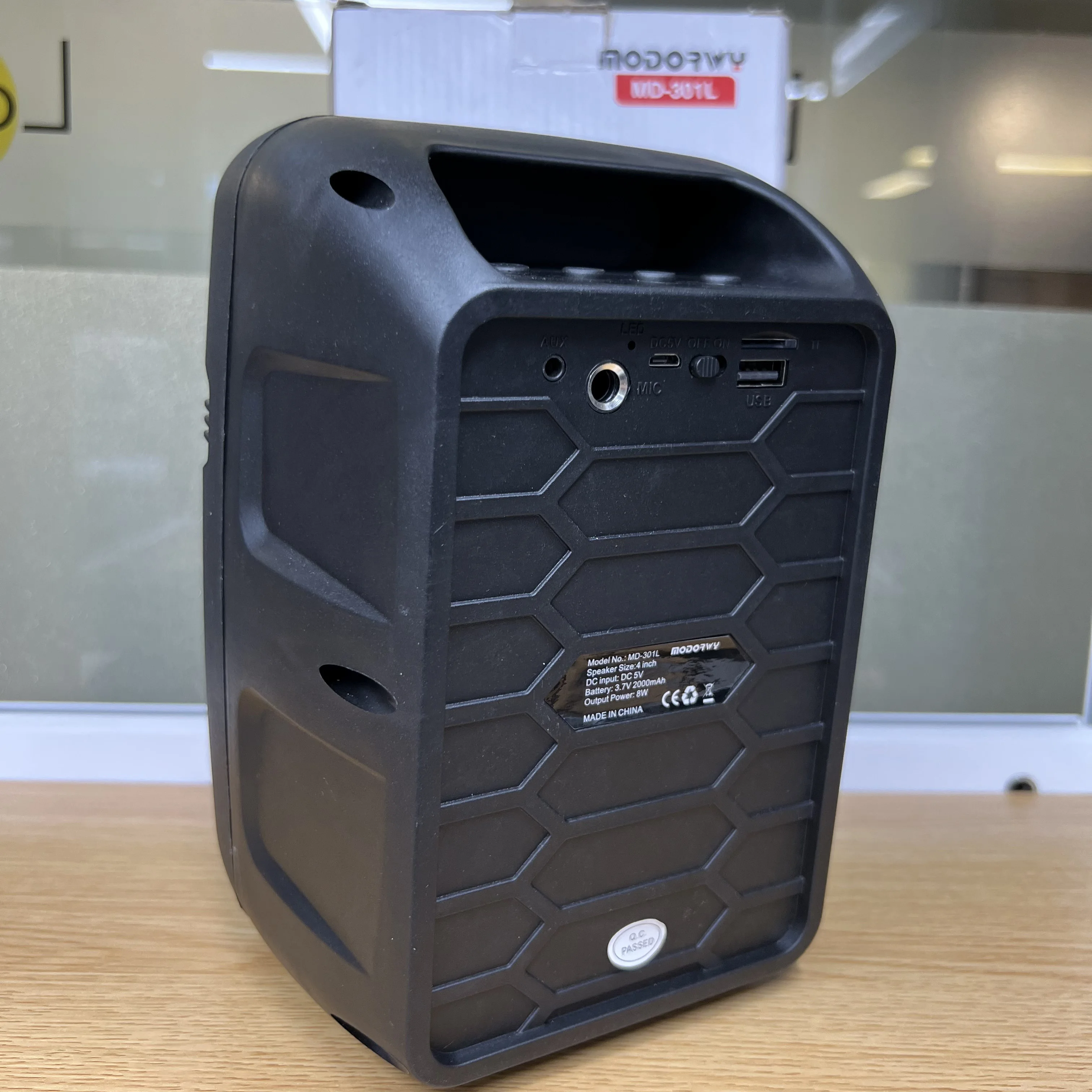 MODORWY karaoke stereo wireless speaker 4 inch 10W portable subwoofer speaker dj speaker