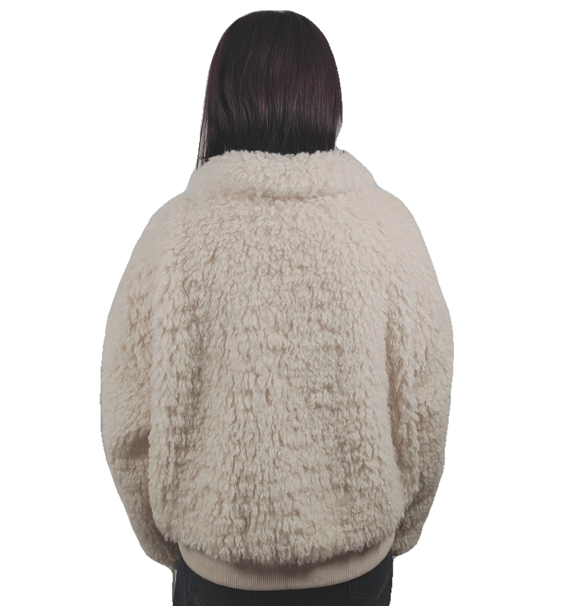The faux fur zhejiang slim size women coats