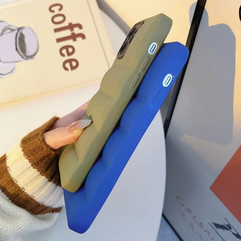 Amazon hotselling  Jacket Phone Case For iPhone 13 12 11 Pro Max The Puffer Case Soft Silicone Cover forpuffer jacket phone case