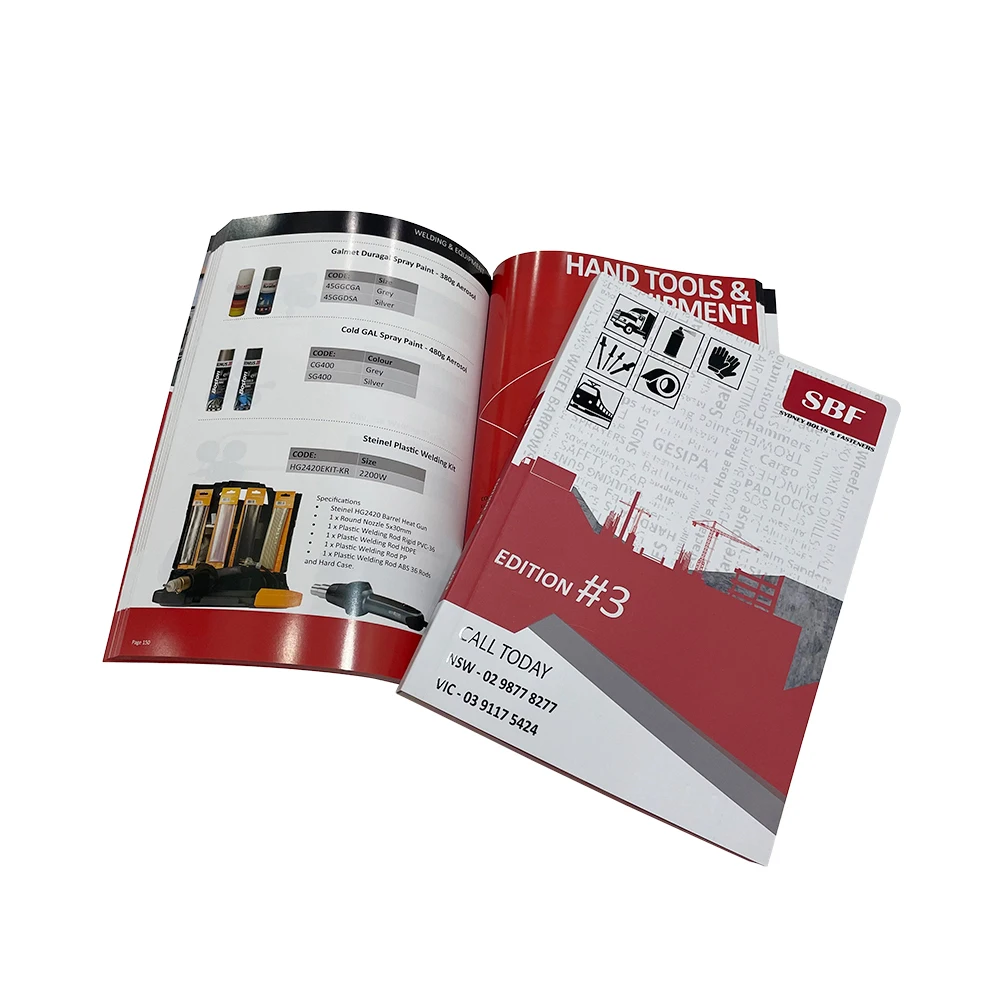 Cheap Price A4 A5 Magazine Book Print On Demand Softcover Booklet Brochure Book Printing Chinese Products Catalogue