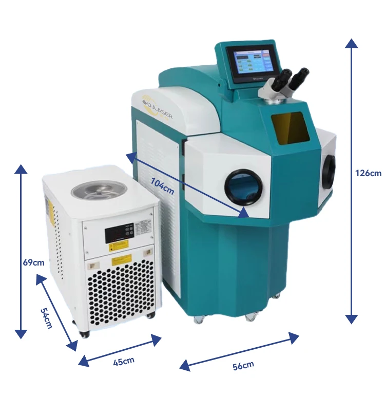 200W High Precision Mini Jewelry Fiber Laser Welding Machine Yag Type Laser for Stainless Steel Gold Silver for Metal