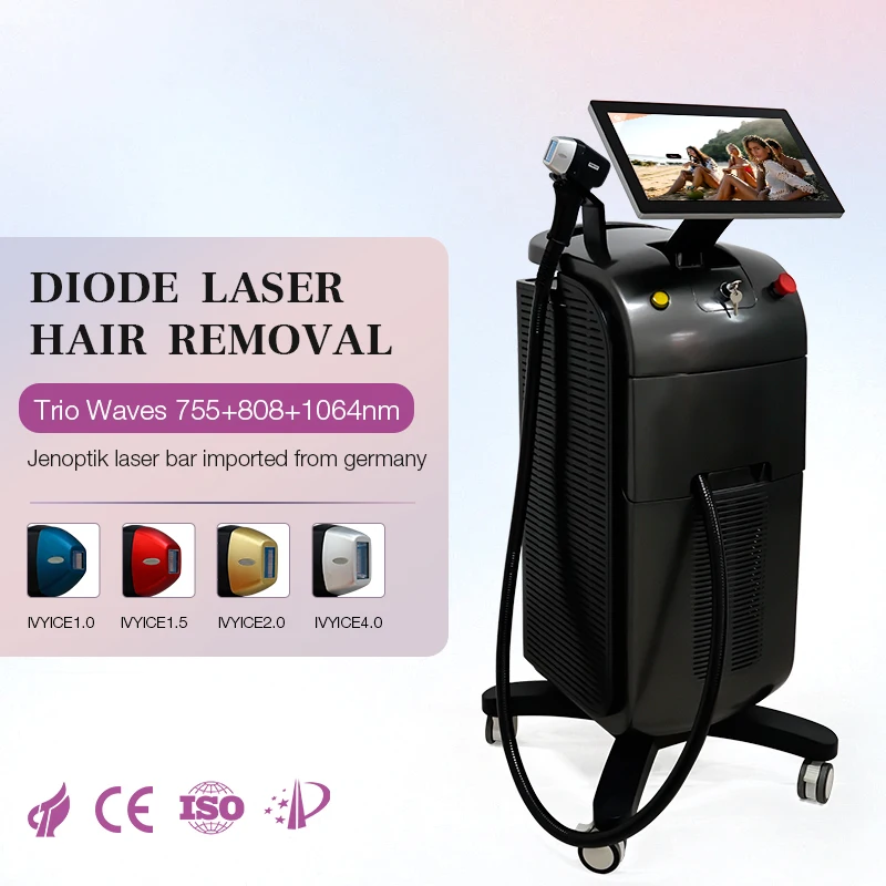Coherent Bar Epilator Laser Hair Removal Machine 1000w/1600w Diode Laser Hair Removal 808nm/755nm/1064nm Technology Stationary