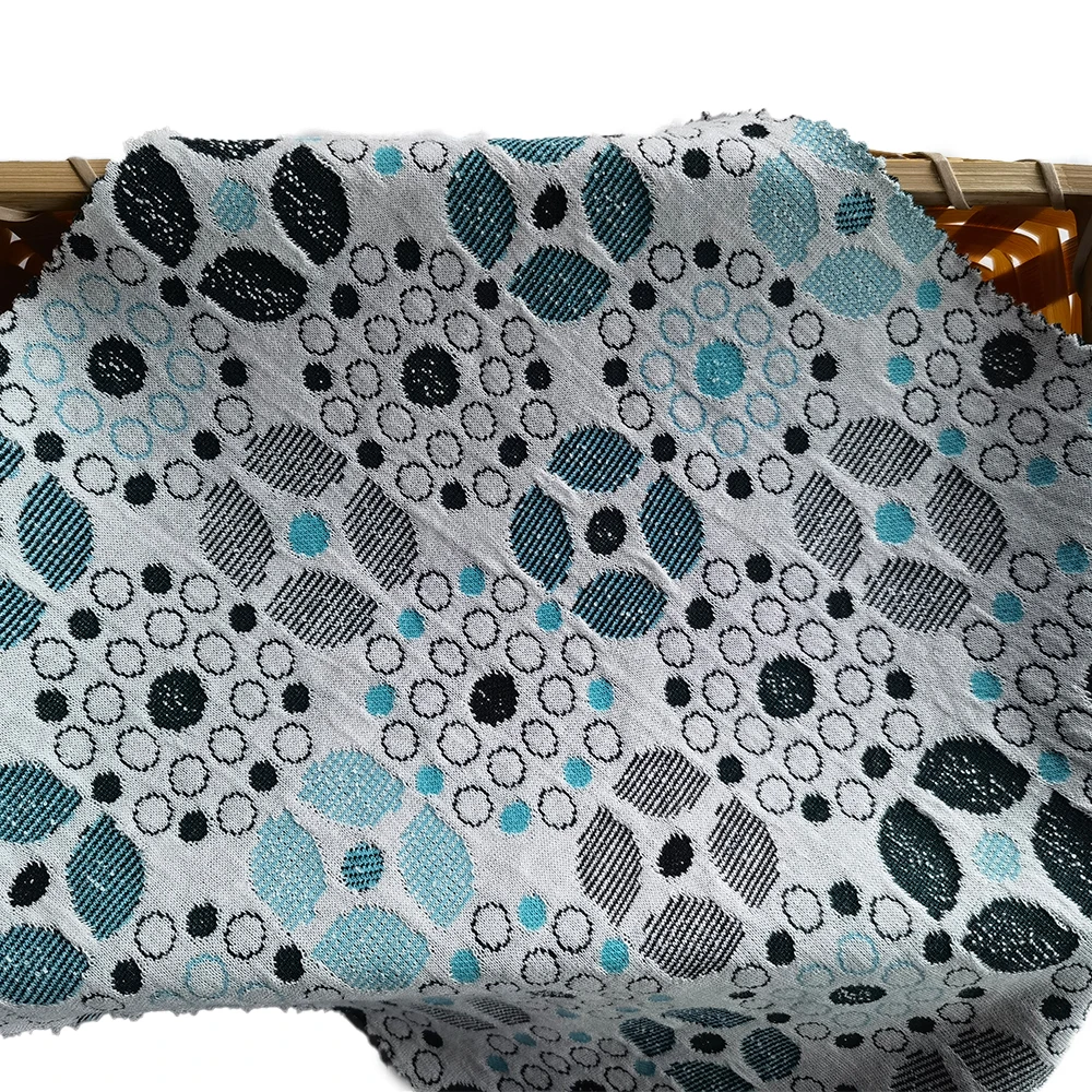 2022 new design yarn-dyed jacquard knit fabric