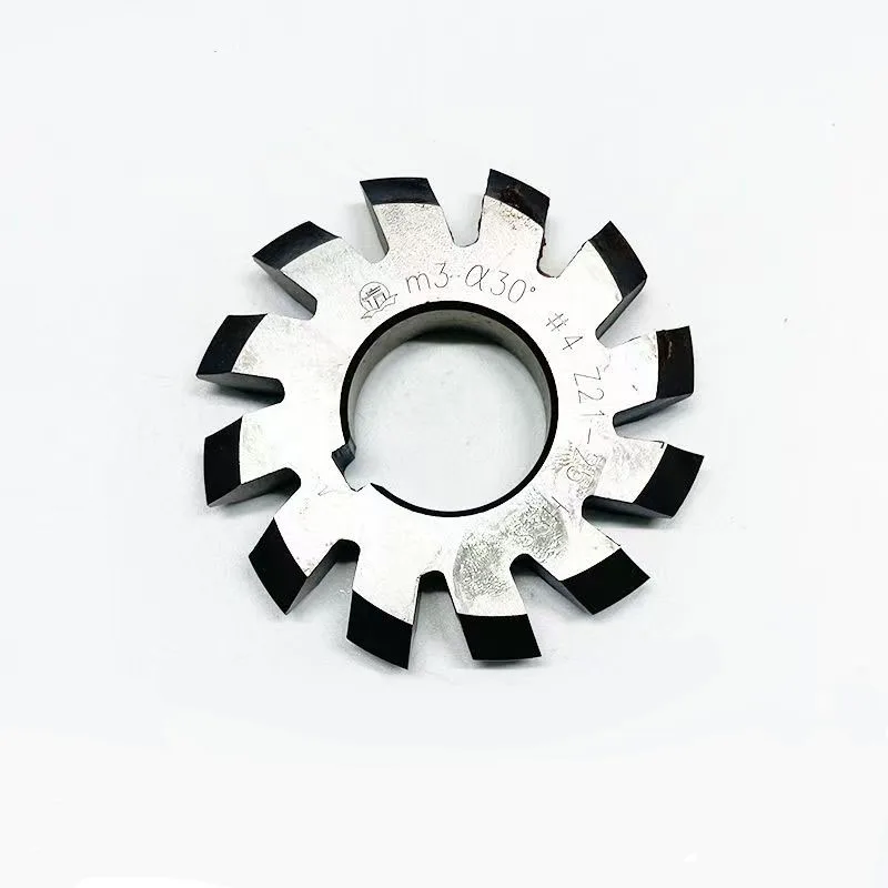 Involute Spline Milling Cutter Pressure Angle 30 Degree Disc Gear Milling Cutter bevel gear milling cutter