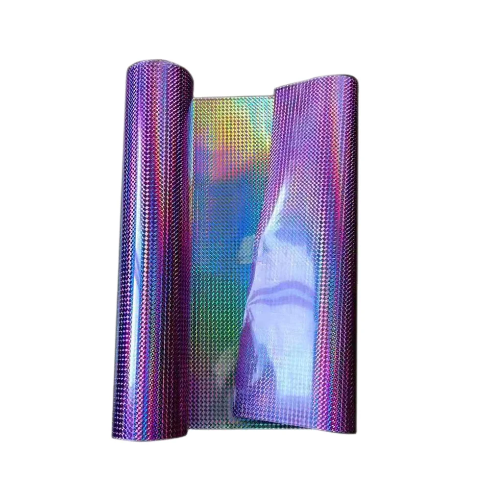 holographic laser printable color metalized aluminum PET BOPP lamination film rolls with primer for printing