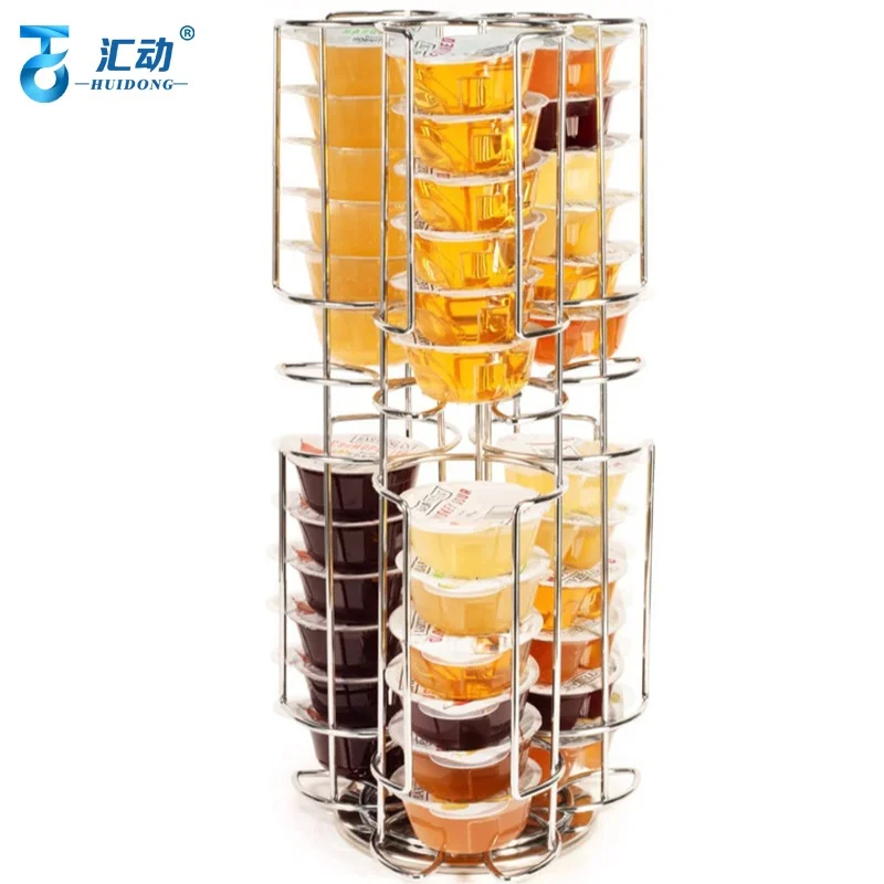 bartesian cocktail capsule holder home coffee syrup display rack rotating cocktail coffee capsule