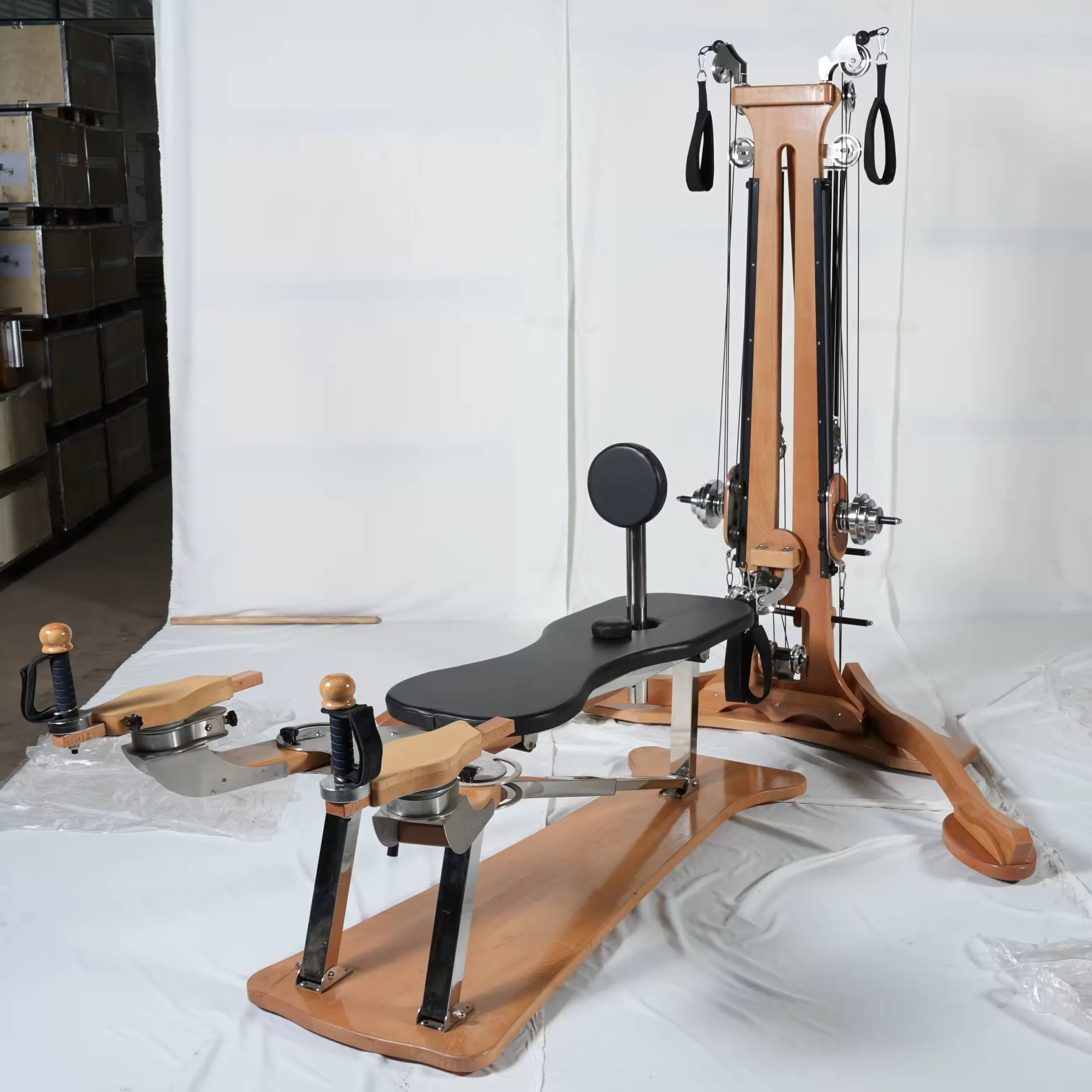 Home gym dual pulley towe high quality tower crane with hook pulley block pulley tower