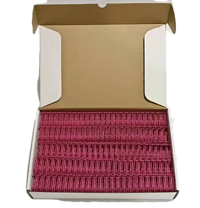 wireo rose gold 5/8 inch 15.9 mm wire o binding machine double wire, double loop binding wire 2 1 a4