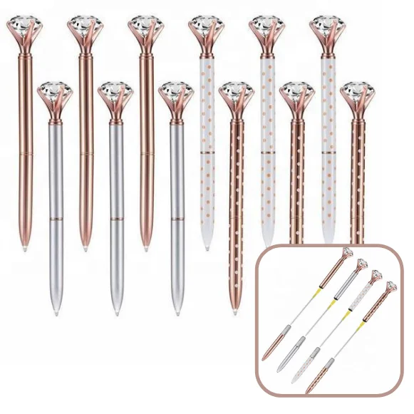 TTX Акция большая Алмазная многоцветная Алмазная Хрустальная ручка шариковая ручка для подарка