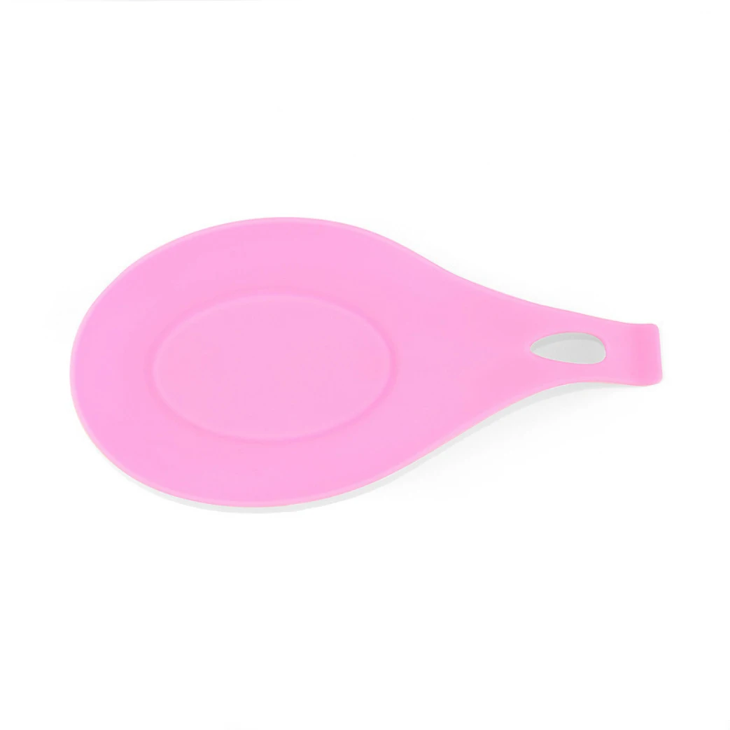 Hot Selling Creative Small Tool kitchen Accessories Spoon Rests Holder Kitchen Silicone Spoon Holder For Cooking