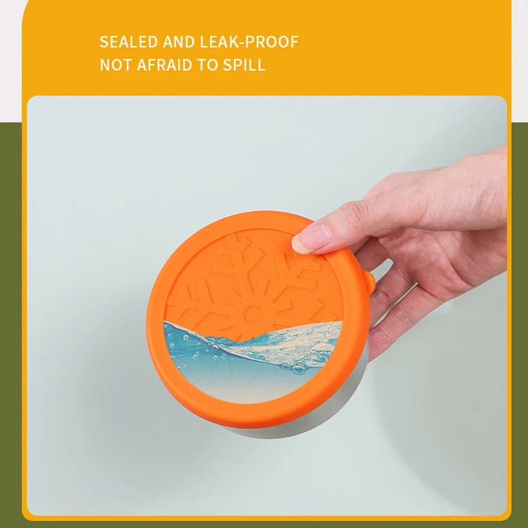 IKOO легко открывающиеся и чистящие нержавеющие металлические контейнеры из нержавеющей стали для закусок пищевых продуктов детей