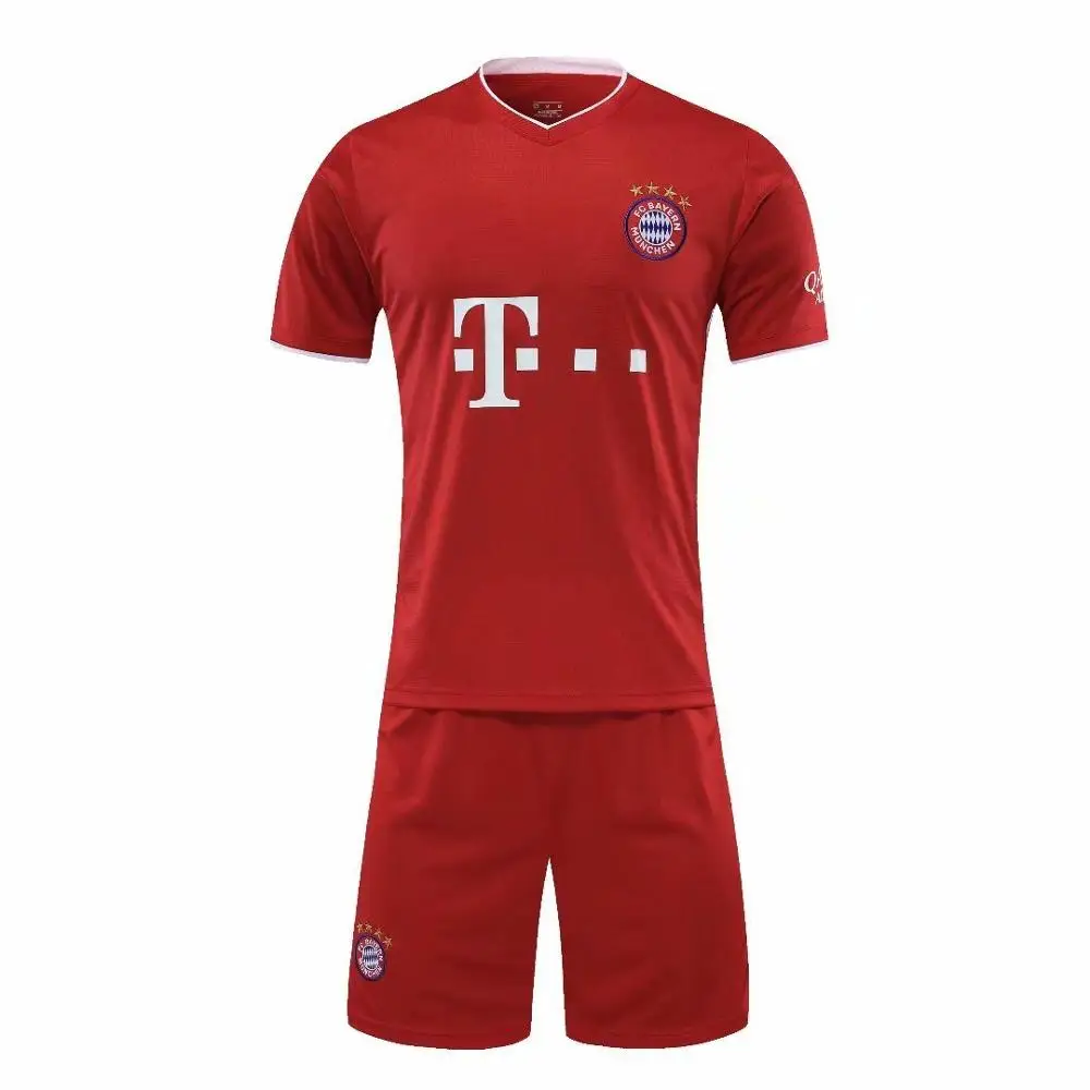 2021 hot sale china fashion Custom Sublimation Soccer jersey set  football t-shirt sports wear set