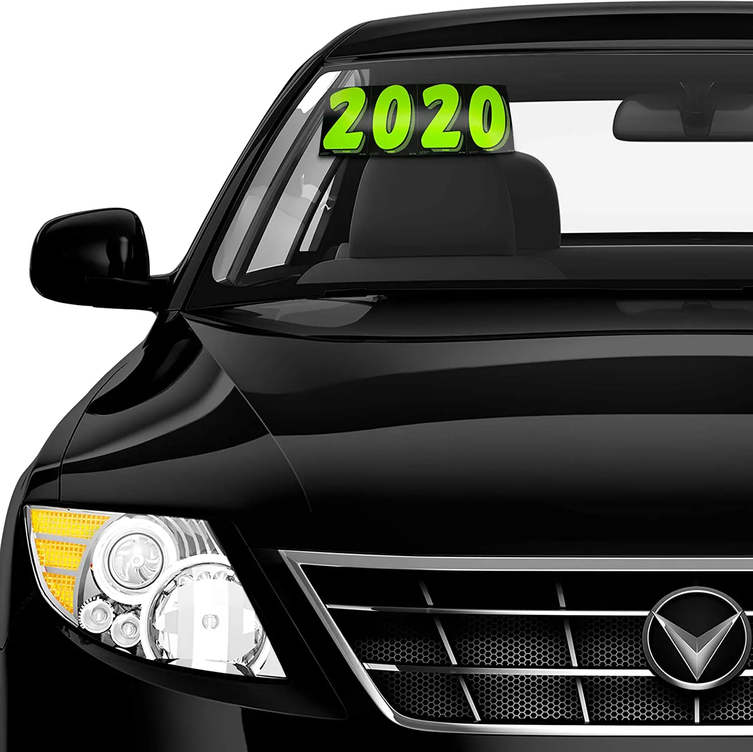 Auto Dealer Supplies Vinyl Number Decals Windshield Pricing Stickers Chartreuse Car Lot Pricing Numbers Stickers