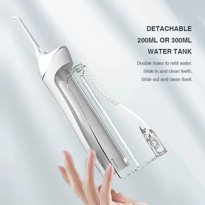 Mini Water Pick Power Water Flosser Device UK Tongue Scraper Wireless Smart Oral Irrigator