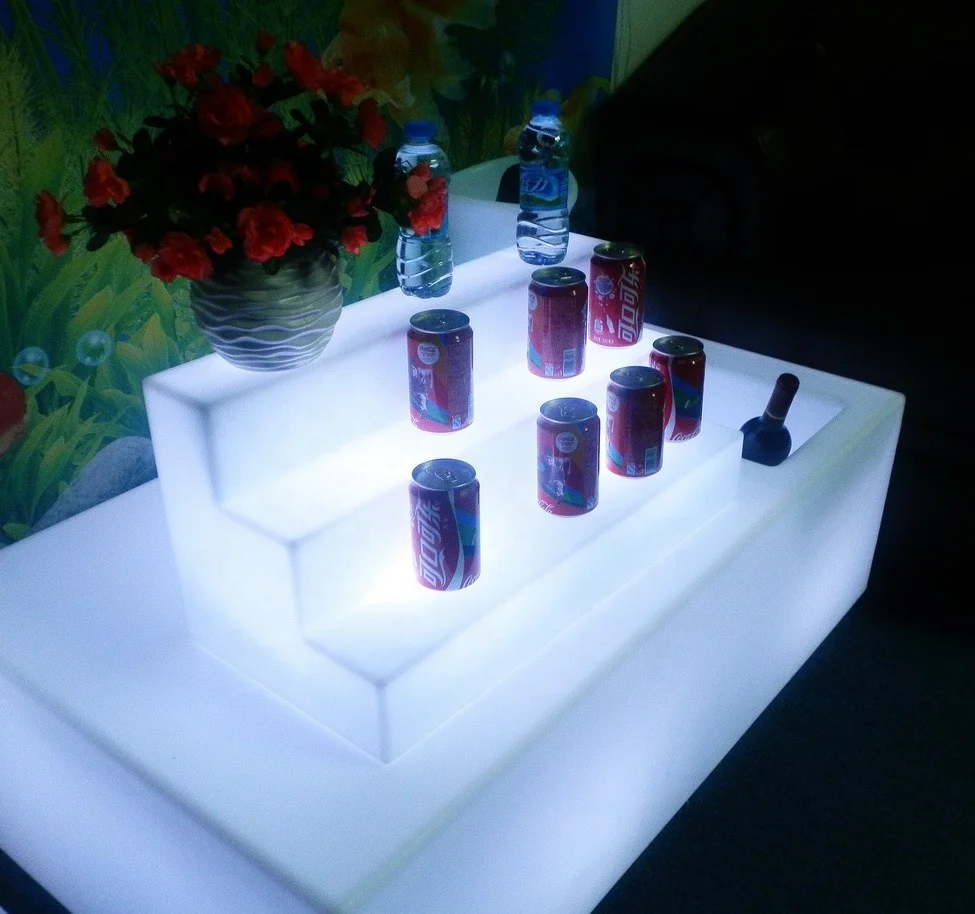 2021 China factory hot selling plastic led wine bottle holder & LED ice bucket for sale